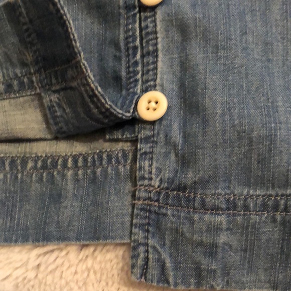 Madewell Chambray Dress Size L - Picture 5 of 12